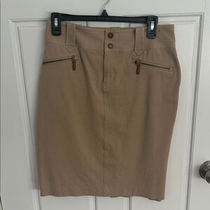 Ralph Lauren Tan Pencil Skirt